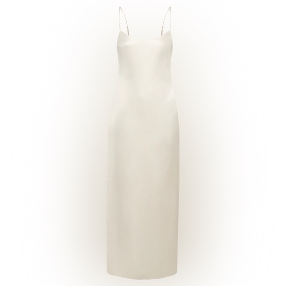 Brand New Meshki Satin Slip Maxi Dress - Picture 1 of 6